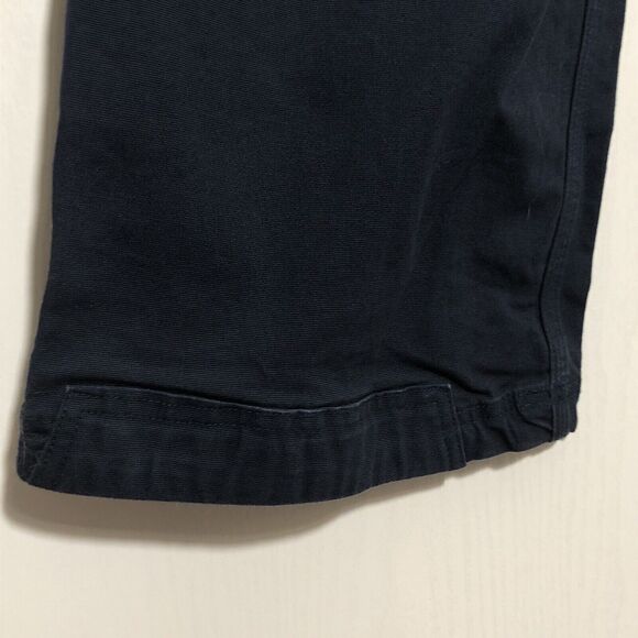 Duluth Trading Pants Mens 44 W 34 Blue Flex Fire Hose Foreman Canvas Workwear - Picture 11 of 14